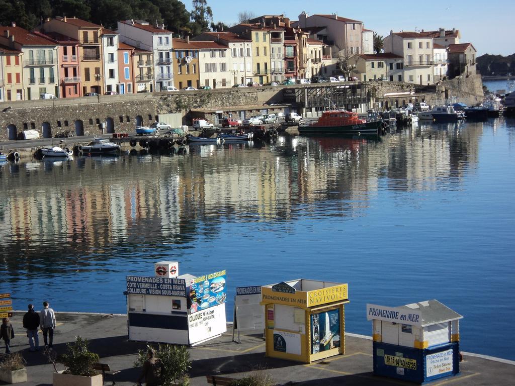 Appartement La Mediterranee Vue Sur Mer Plein Soleil 3 Climatisations Reversibles Port Vendres Cameră foto